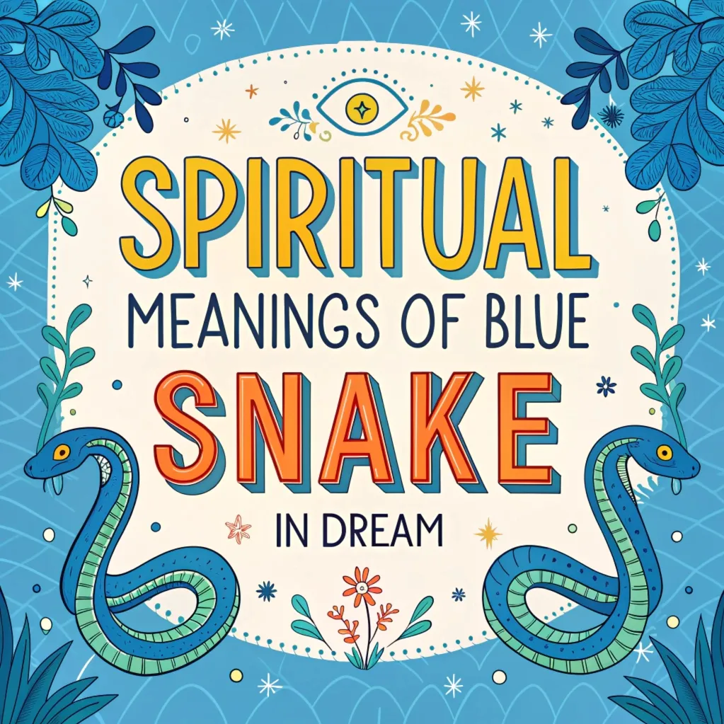 13 Spiritual Meanings of Blue Snake in Dream: Profound Messages and Transformation
