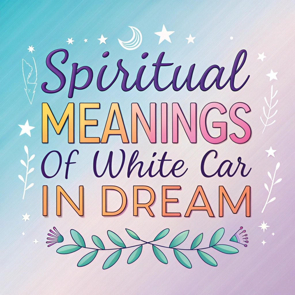 13 Spiritual Meanings of White Car In Dream: Hidden Divine Messages